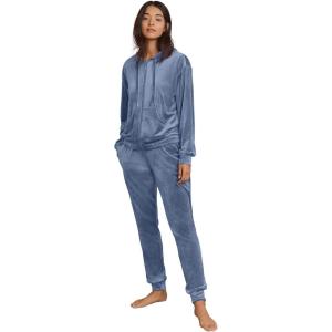 ellos Plus Size Stretch Velour Jogger Pull-On Pants(Pale Indigo)