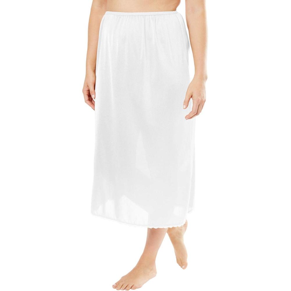 image:imageComfort Choice Plus Size 2Pack 31 Half SlipWhite