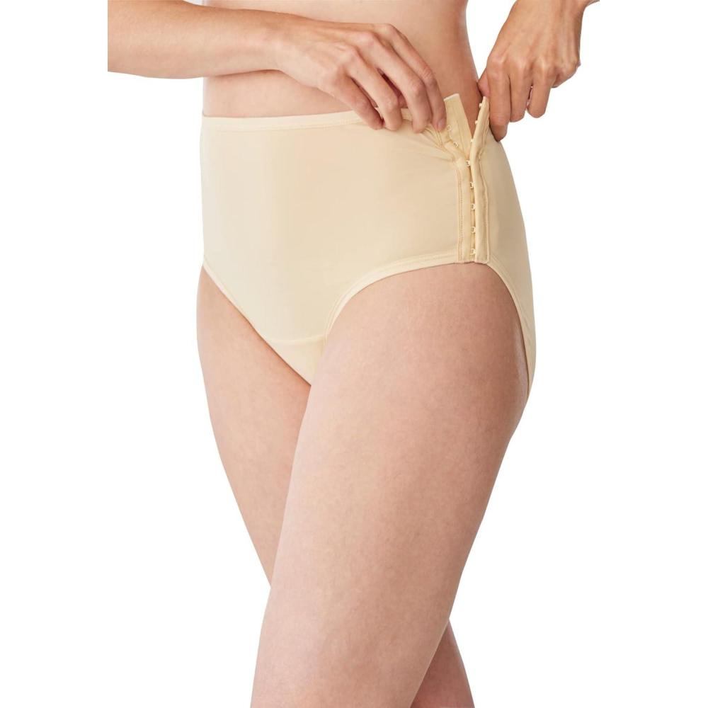 image:imageComfort Choice Plus Size Microfiber Adaptive Panty 2PackBlack Nude Pack