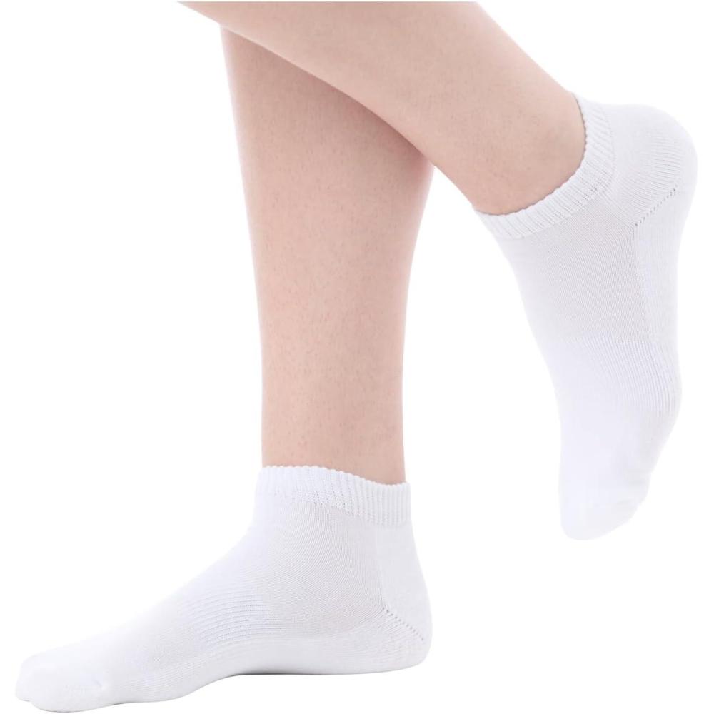image:imageComfort Choice Womens Plus Size Ankle Socks 3PackWhite Pack