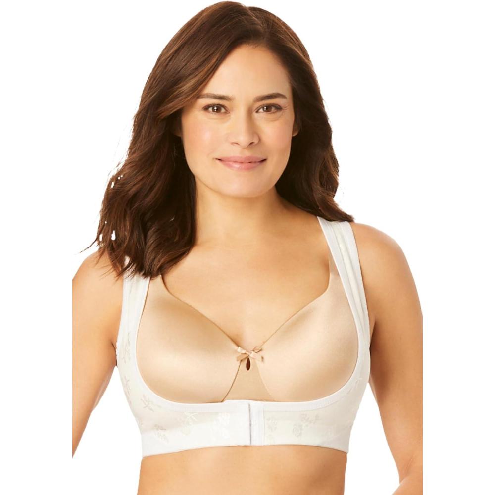 image:imageComfort Choice Womens Plus Size Front Close Posture BraceWhite