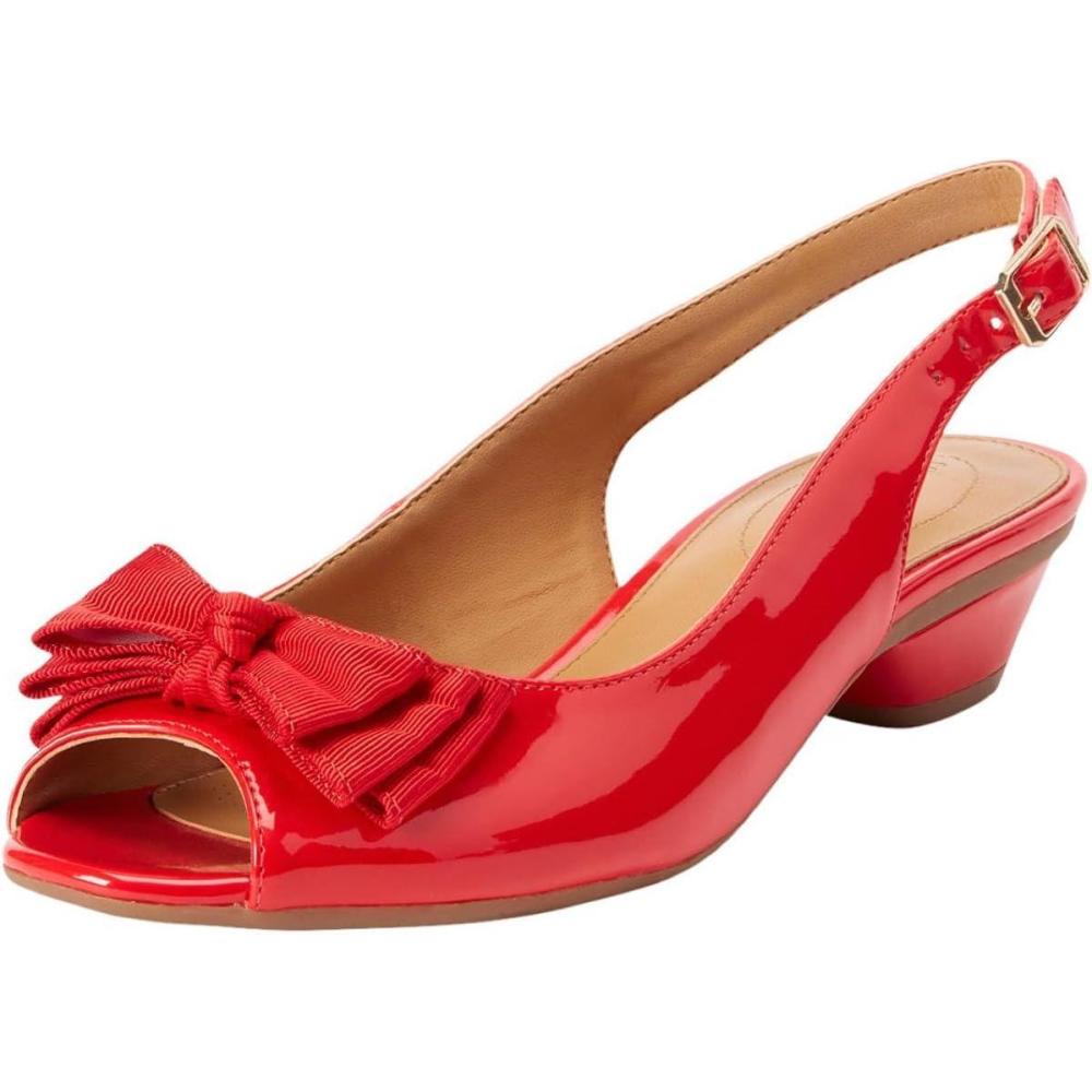 image:imageComfortview Womens The Reagan Slingback Wide Widths AvailableHot Red