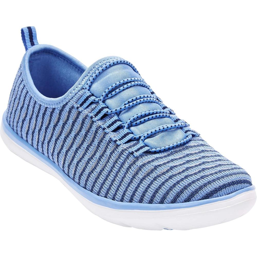 image:imageComfortview Womens Wide Width The Ariya SneakerFrench Blue