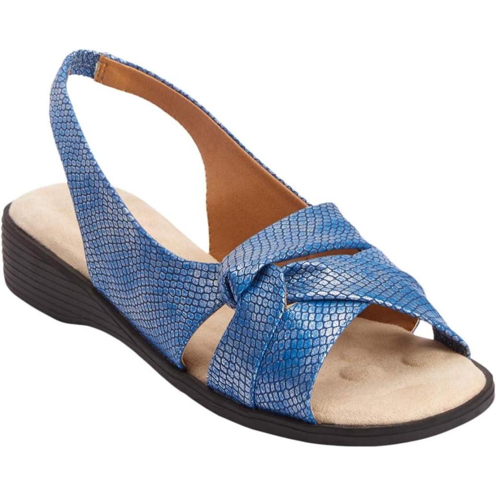 image:imageComfortview Womens Wide Width The Pearl SandalNavy