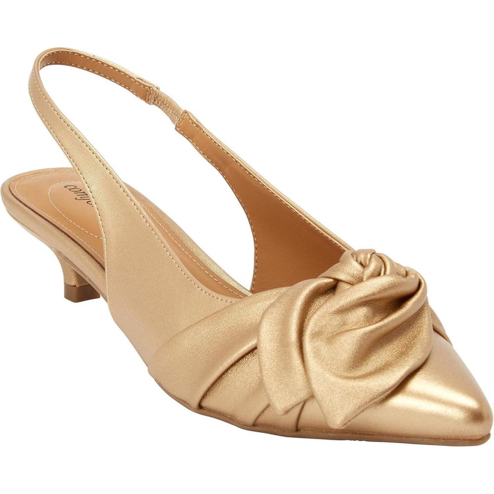 image:imageComfortview Womens Wide Width The Tia SlingbackGold