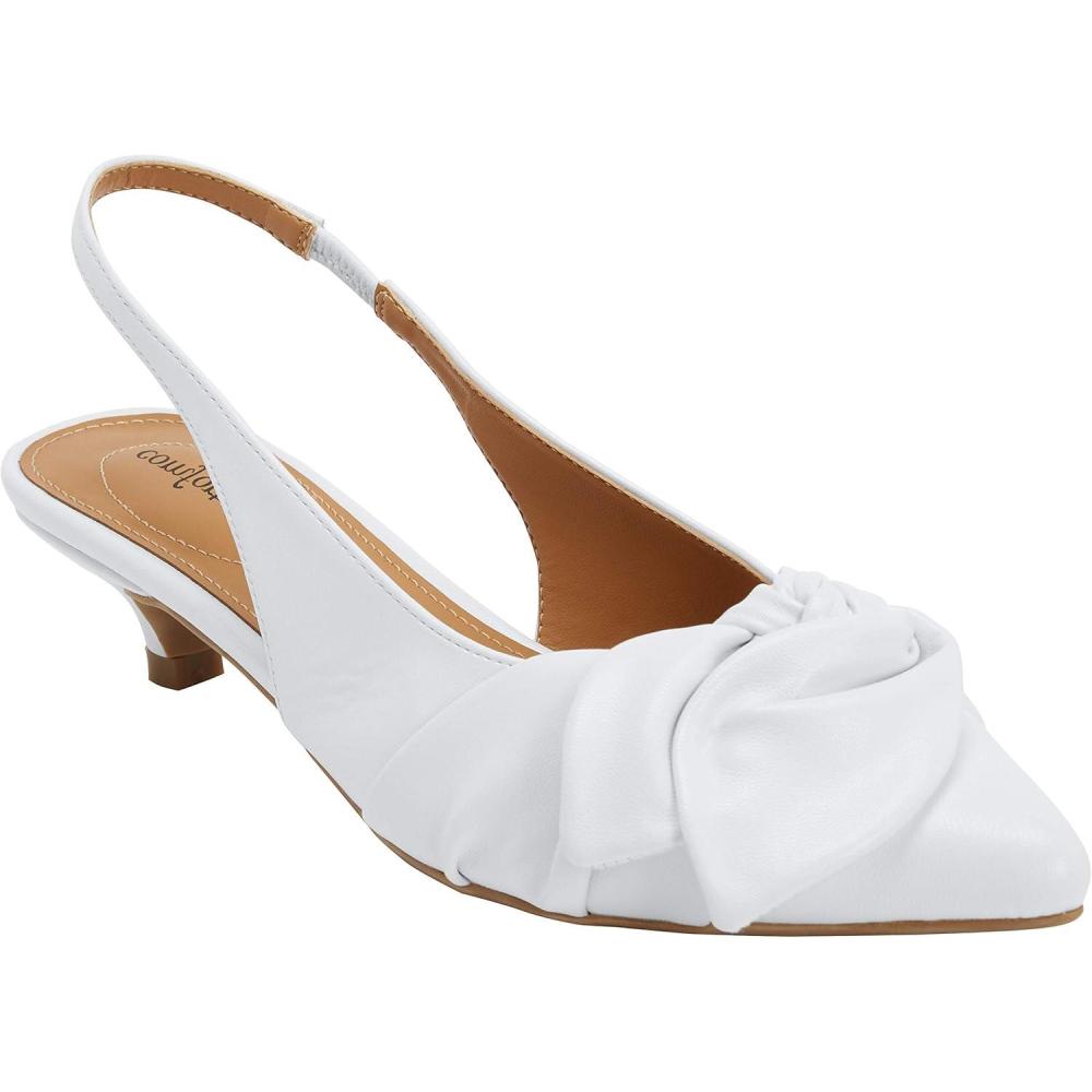 image:imageComfortview Womens Wide Width The Tia SlingbackWhite