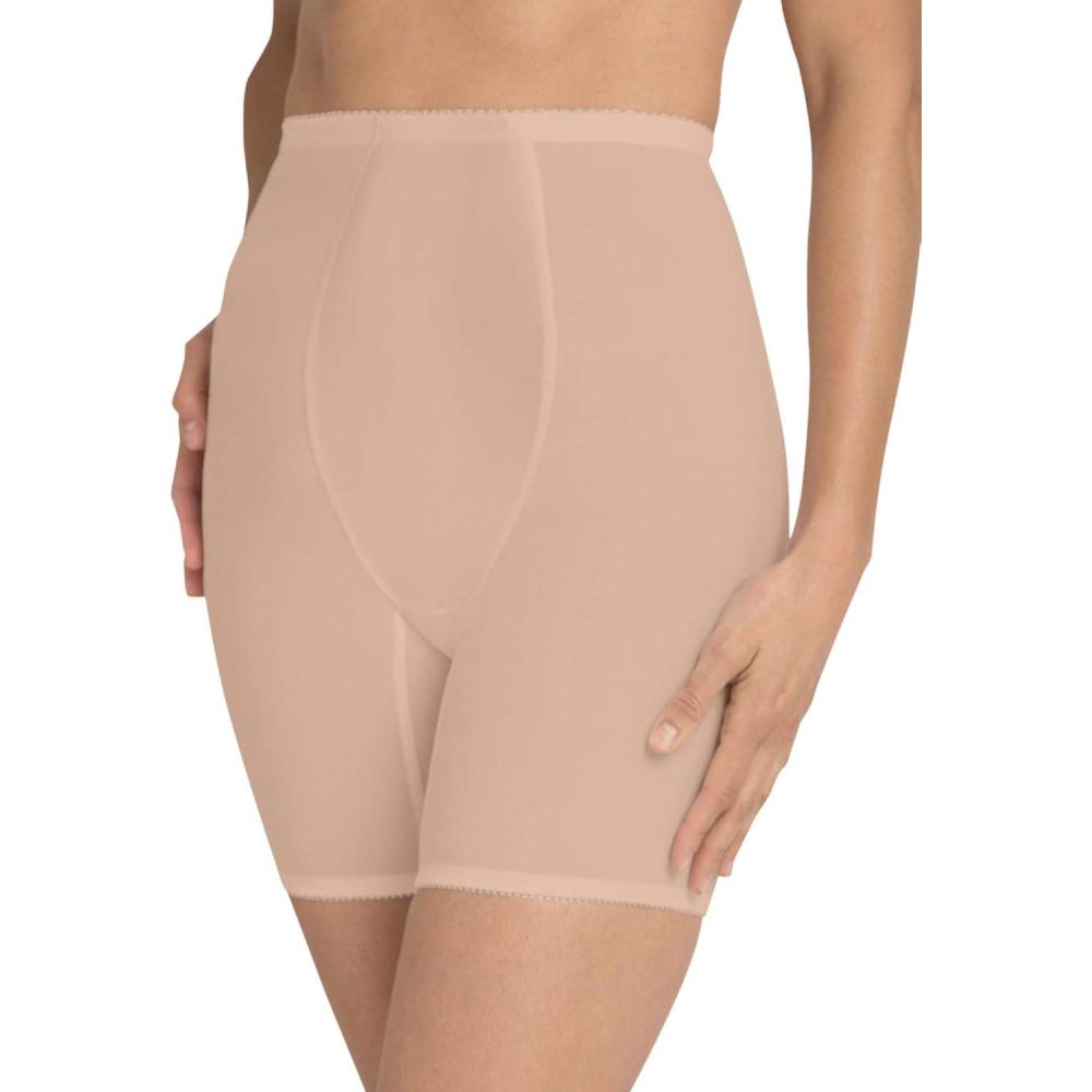 image:imageSecret Solutions Womens Plus Size HighWaist Power Mesh Long Leg ShaperNude