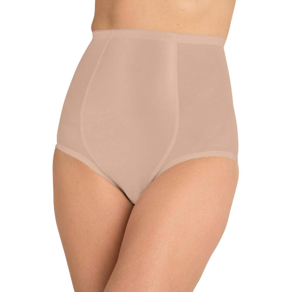 image:imageSecret Solutions Womens Plus Size Power Mesh Firm Control Shaping BriefNude