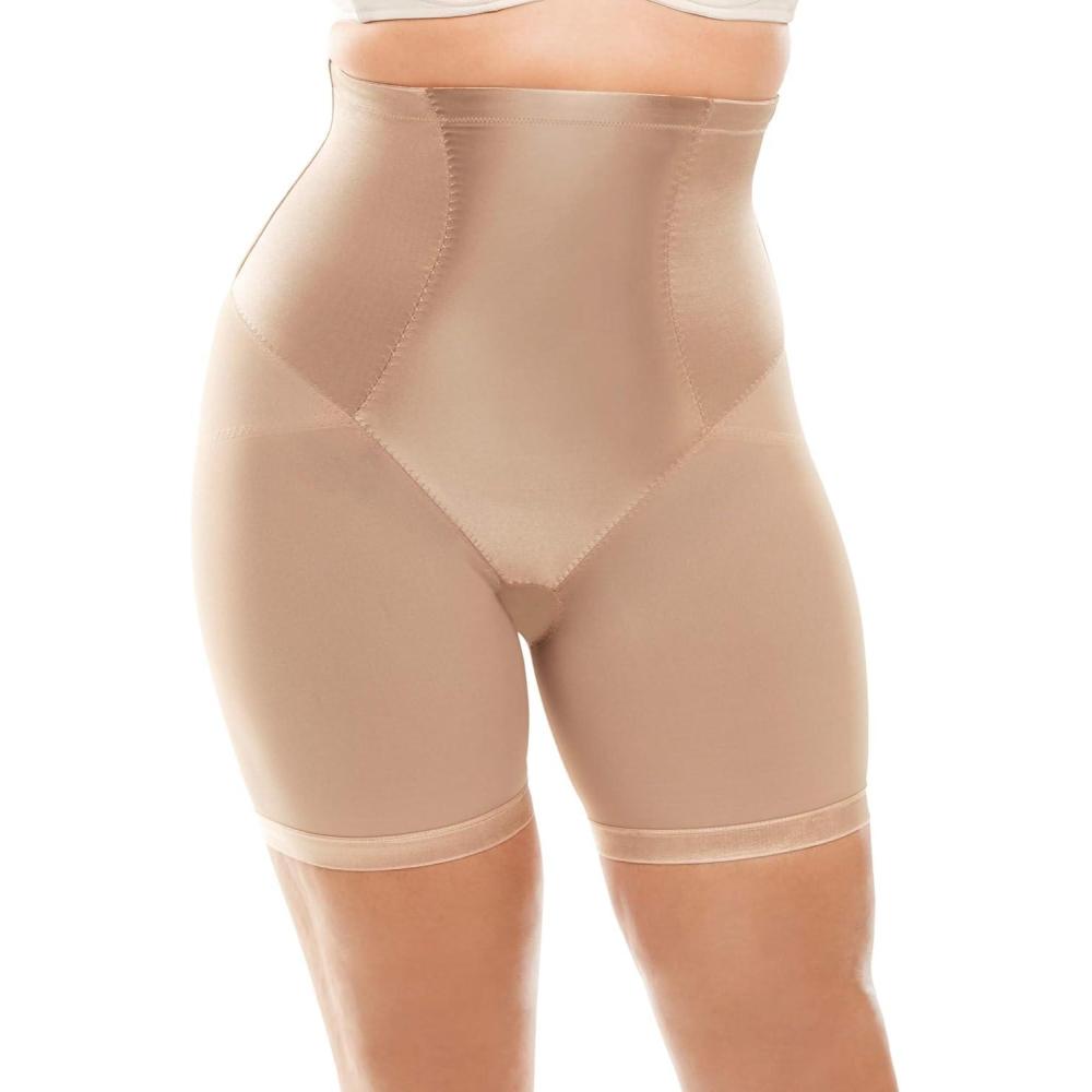 image:imageSecret Solutions Womens Plus Size Power Shaper Firm Control Long Leg ShaperNude