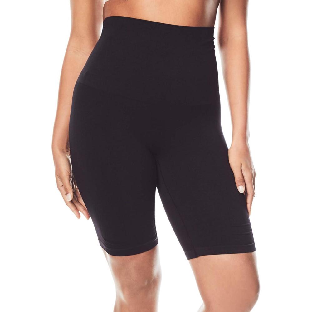 image:imageSecret Solutions Womens Plus Size Tummy And Thigh MediumControl Instant ShaperBlack