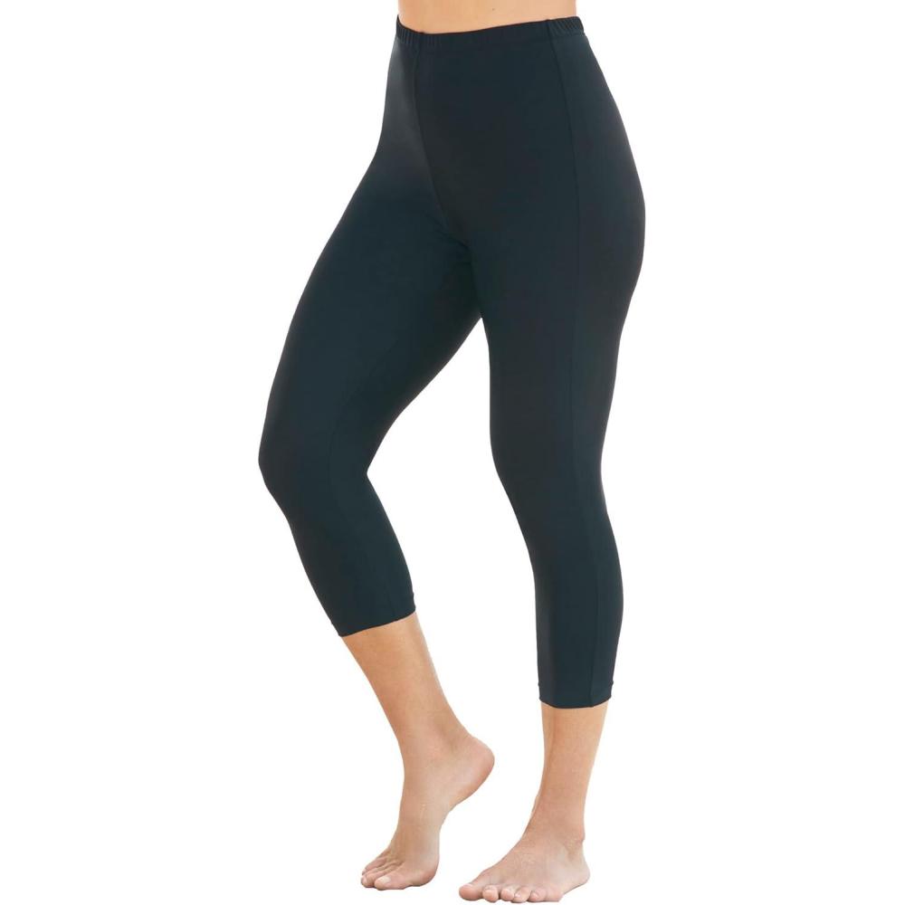 image:imageSwimsuits For All Swim 365 Womens Plus Size Swim CapriBlack