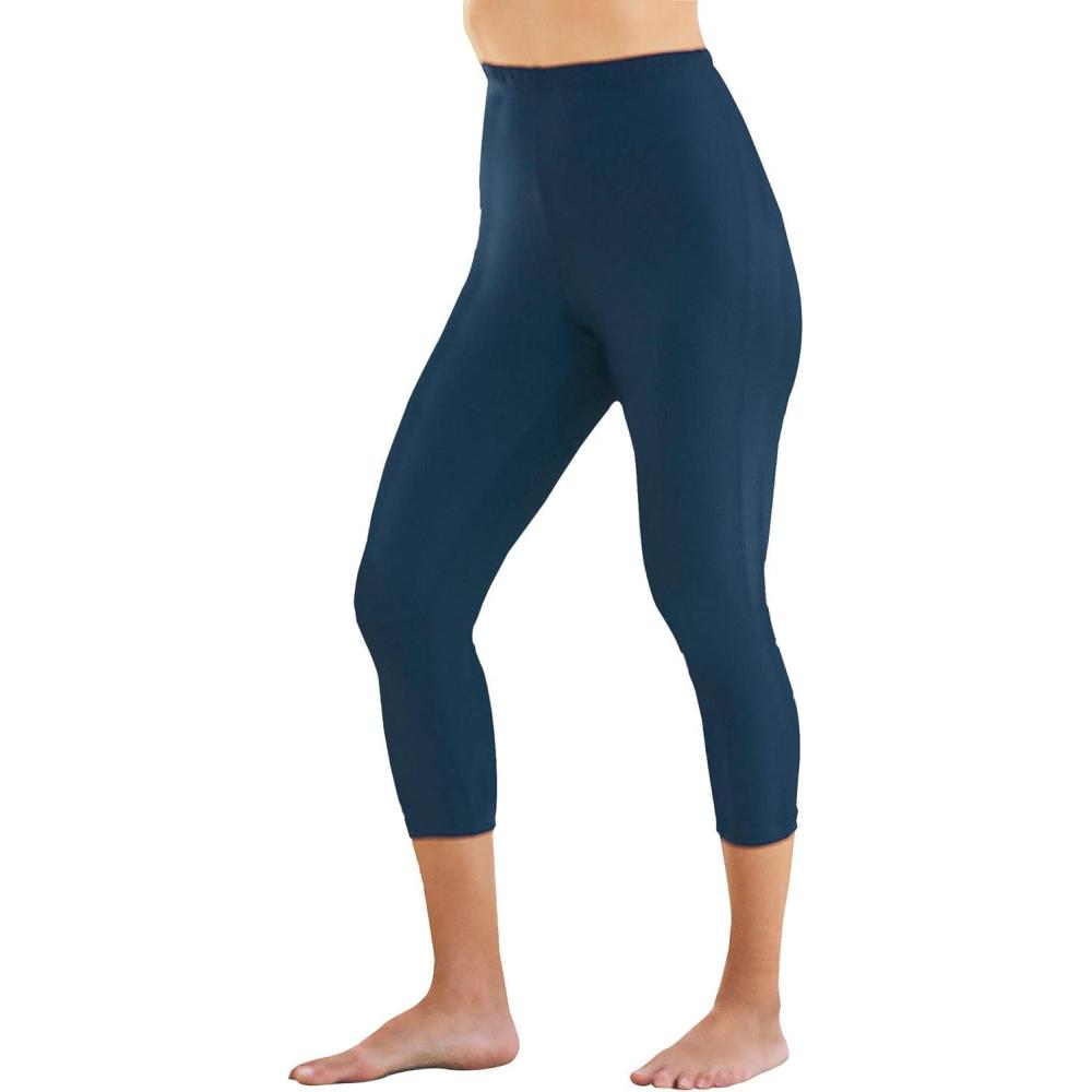 image:imageSwimsuits For All Swim 365 Womens Plus Size Swim CapriNavy
