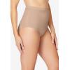 Comfort Choice Plus Size Cotton Incontinence Brief 2-Pack – 7, Floral Swirl Pack(Nude)