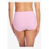 Comfort Choice Plus Size Cotton Spandex Comfort Waist Brief 2-Pack(Pink Pack)