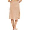Comfort Choice Plus Size Half Slip 25″ 2-Pack(White)