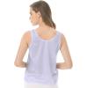 Comfort Choice Plus Size Lace-Trim Camisole(Black)