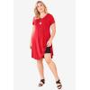 Comfort Choice Plus Size Slip-Short Boxer(Black)