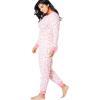 Comfort Choice Plus Size Thermal Crewneck Long-Sleeve Top(Classic Red Snow Fall)