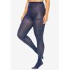 Comfort Choice Women’s Plus Size 2-Pack Opaque Tights(Navy)