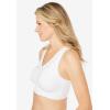 Comfort Choice Women’s Plus Size 360° Leisure Bra(White)