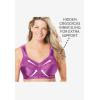 Comfort Choice Women’s Plus Size Exclusive Patented Custom Fit Wireless Bra(Dark Turq)