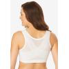 Comfort Choice Women’s Plus Size Front Close Posture Brace(White)