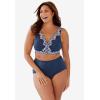 Comfort Choice Women’s Plus Size Lace Leisure Bralette(Lilac)