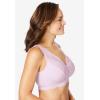 Comfort Choice Women’s Plus Size Lace Leisure Bralette(Navy)