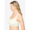 Comfort Choice Women’s Plus Size Stay-Cool Bra(Pink)