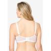 Comfort Choice Women’s Plus Size The Embroidered Custom Fit Bra(White)