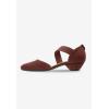Comfortview Women’s Plus Size The Camilla Pump(Dark Brown)