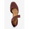 Comfortview Women’s Plus Size The Camilla Pump(Dark Brown)