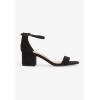 Comfortview Women’s Wide Width Orly Sandals(Black)