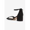 Comfortview Women’s Wide Width Orly Sandals(Black)