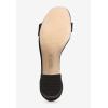 Comfortview Women’s Wide Width Orly Sandals(Black)