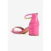 Comfortview Women’s Wide Width Orly Sandals(Pink Croco)