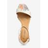 Comfortview Women’s Wide Width Orly Sandals(Watercolor Floral)