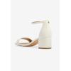 Comfortview Women’s Wide Width Orly Sandals(White)