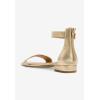Comfortview Women’s Wide Width The Alora Sandal(Gold)