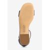 Comfortview Women’s Wide Width The Alora Sandal(Navy)