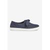 Comfortview Women’s Wide Width The Anzani Sneaker(Denim Dot)