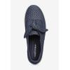 Comfortview Women’s Wide Width The Anzani Sneaker(Denim Dot)