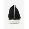 Comfortview Women’s Wide Width The Ariya Sneaker(Black)