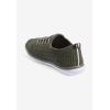 Comfortview Women’s Wide Width The Ariya Sneaker(Dark Olive)