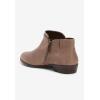 Comfortview Women’s Wide Width The Bexley Bootie(Dark Taupe)