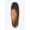 Comfortview Women’s Wide Width The Fay Flat(Black)