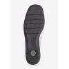 Comfortview Women’s Wide Width The Fay Flat(Silver)