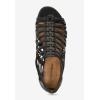 Comfortview Women’s Wide Width The Helen Sandal(Black)