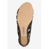 Comfortview Women’s Wide Width The Helen Sandal(Black)