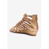 Comfortview Women’s Wide Width The Helen Sandal(Gold)